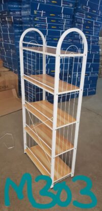 A stylish and space-saving Multi-Tier Shoe Stand with multiple levels for organizing shoes, sneakers, and boots in any home.