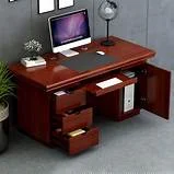1200mm Executive Office Desk with spacious surface and integrated storage drawers in a modern office setting.