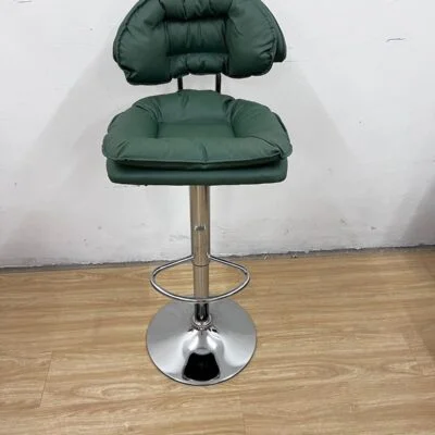 Modern Homium Barstool with a sleek metal frame, cushioned seat, and adjustable height, perfect for kitchens and bar areas.