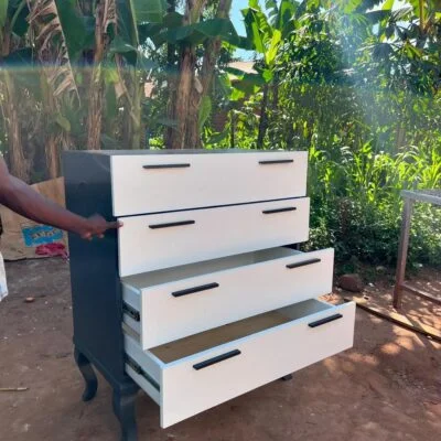 A stylish and durable chest of drawers with multiple storage compartments, perfect for organizing clothes, accessories, and essentials.