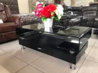 Elegant Luxe Glass Table with a sleek tempered glass top and a stylish, sturdy base, perfect for modern interiors.