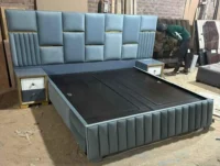 Modern Luxurious Bed for Adults with a sleek, elegant design and premium materials, offering comfort and style for any bedroom.