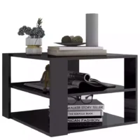 Sleek Clovo home coffee table with a 60cm x 60cm surface, perfect for modern living rooms or cozy home spaces.