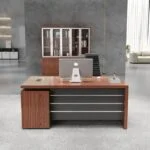 Sleek 1600mm Advanced Executive Desk with spacious work surface and contemporary design, perfect for professional office settings.