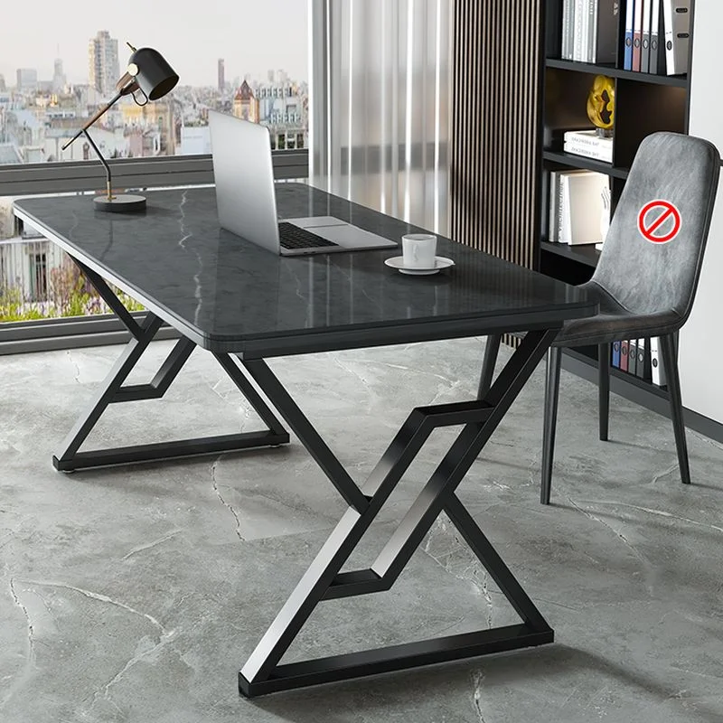 Black Wood Engineered Home Office Computer Desk Black Wood Engineered Home Office Computer Desk with spacious work surface, modern design, and sturdy construction for everyday use.