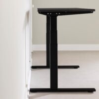 Modern Electric Height Adjustable Home Desk with sleek design and motorized height adjustments for ergonomic workspace customization.