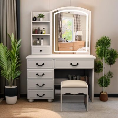 Bedroom Dressing Table Vanity With LED Lights, LED Lighted Vanity Table for Bedroom, Modern Vanity Table with LED Mirror, Makeup Vanity with LED Lights, Bedroom Makeup Table with Illuminated Mirror, Stylish LED Dressing Table, Vanity Set with LED Mirror for Bedroom, LED Light Mirror Vanity Desk, Makeup Station with LED Lights, Elegant Vanity Table with Lights, Compact Dressing Table with LED, LED Vanity Table with Storage Drawers, Lighted Makeup Table for Bedroom Use, Bedroom Vanity Set with Touch LED Mirror, Wooden Dressing Table with LED Lights, Vanity Table with Adjustable LED Brightness, Sleek LED Vanity Table for Bedroom Decor, Mirror Dressing Table with Built-In LED, Vanity with Lighted Mirror and Stool, LED Makeup Vanity Desk with Storage