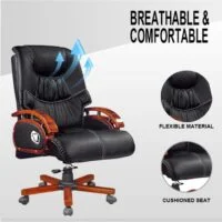 executive leather chair, high back director chair, professional office chair, ergonomic leather chair, luxury executive chair, black leather office chair, high back swivel chair, cushioned executive chair, leather chair with armrests, premium office seating, boss leather chair, professional director chair, padded leather chair, tall backrest chair, leather desk chair, adjustable executive chair, high-end office chair, executive seating solution, managerial leather chair, office chair with lumbar support, formal office chair, CEO leather chair, chair for directors, ergonomic executive seat, modern leather office chair