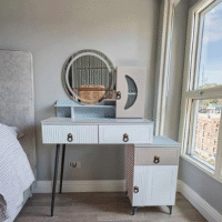 finished bedroom vanity set, modern vanity table, elegant makeup vanity set, bedroom dressing table, vanity with mirror and stool, sleek bedroom vanity furniture, luxury vanity dresser, stylish vanity table with drawers, contemporary bedroom vanity, wooden dressing table set, modern bedroom vanity desk, compact vanity for small bedrooms, classic vanity set design, dressing table with storage drawers, vanity table for makeup organization, elegant mirrored vanity, bedroom furniture vanity set, finished wood vanity desk, durable vanity dresser for bedrooms, minimalist vanity table, vanity with cushioned stool, bedroom beauty station, modern design dressing set, space-saving vanity furniture, luxury wooden vanity set, dressing table with mirror and seat, modern aesthetic vanity desk, classic bedroom dressing furniture, chic vanity for master bedroom, contemporary dressing station, home vanity table with drawers, finished wood dressing set, elegant vanity for modern homes, stylish dressing table for women, sleek vanity with ample storage, makeup vanity with mirror and lights, bedroom furniture with vanity desk, minimalist wooden vanity set, finished bedroom furniture collection, polished dressing table design, vanity for beauty and skincare, elegant makeup desk with drawers, modern dressing station for bedrooms, contemporary vanity with smooth finish, durable bedroom vanity with stool, functional vanity desk for daily use, sophisticated vanity set design, home decor vanity furniture, bedroom vanity for elegant interiors, finished luxury dressing table set